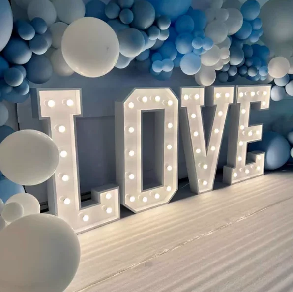 Metal 3-Foot Outdoor Giant 5-foot Room Number Letter LED Light Logo Love 4-foot (Customized)