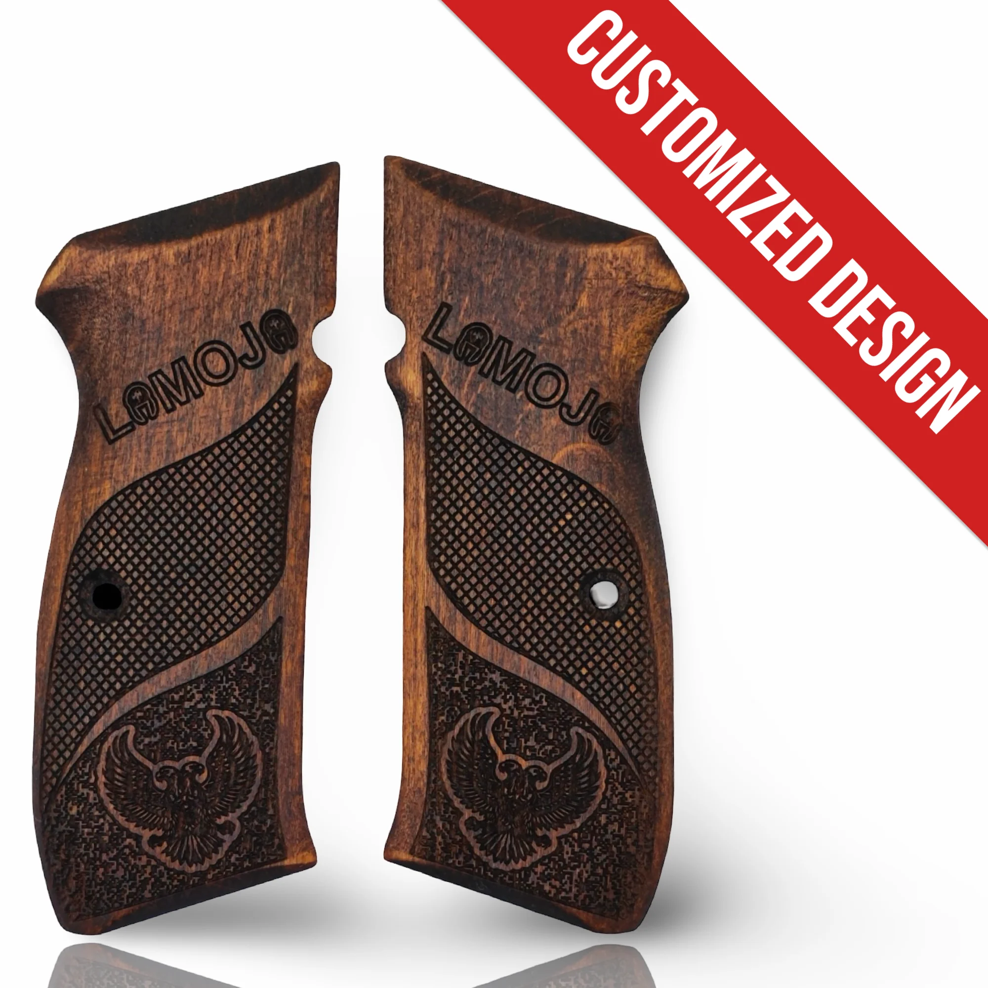 

Zib Grips Premium Wooden Series Pistol Grips for CZ 75