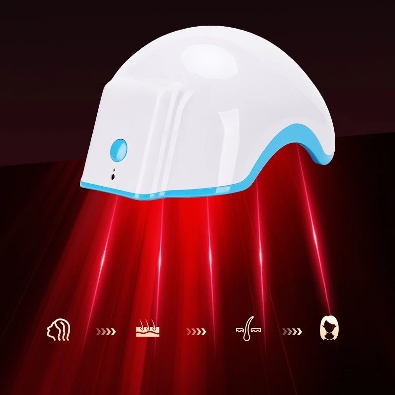 Cross-border Red Light Hair Care Cap, Infrared Light Hair Hairdressing Helmet Red and Blue Light Hair Care Device