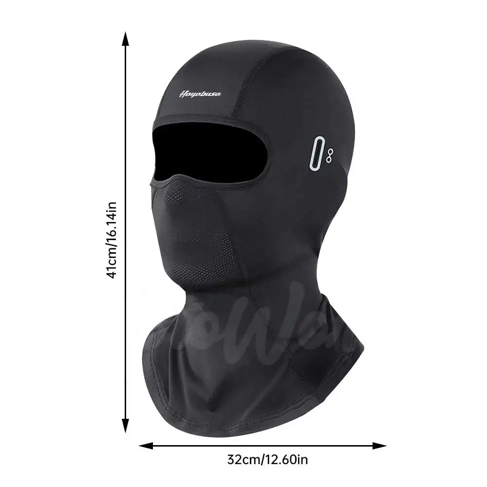 Para suzuki hayabusa ciclismo balaclava unisex respirável gelo seda motocicleta equitação esportes máscara facial pescoço proteger verão