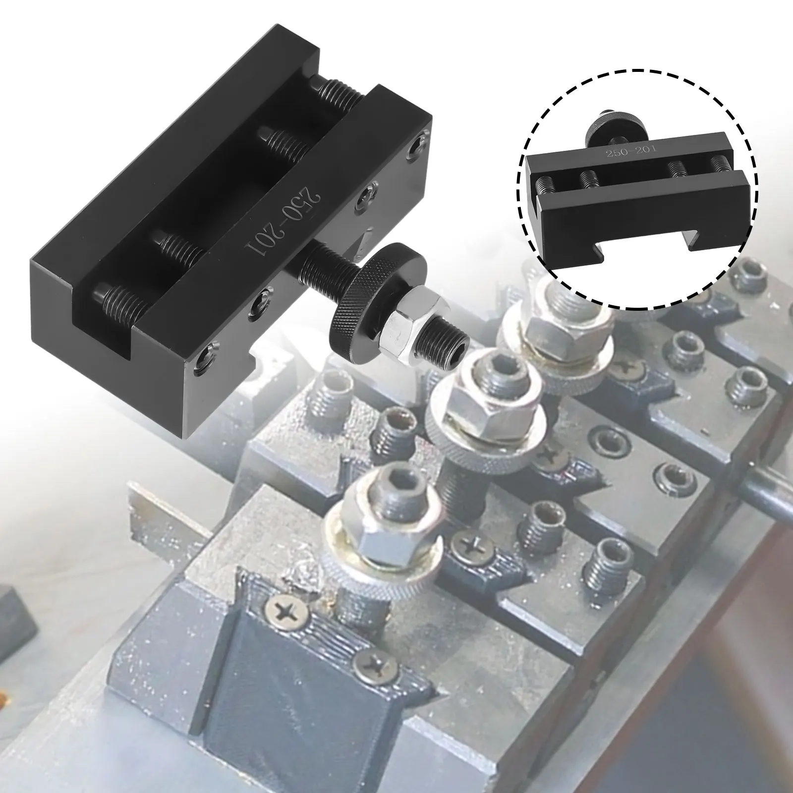 for bxa 1 Quick Change Turning & Facing Tool Post Holder for Lathe Reliable and Construction Easy Blade Change