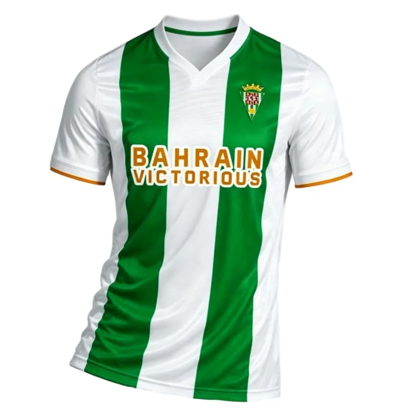 Neue 2026 Córdoba Club 26-27 Saison Heim- & Auswärtstrikots – Atmungsaktives Kurzarm-Sport-T-Shirt für Herren (Familien-Set) – Detail 4