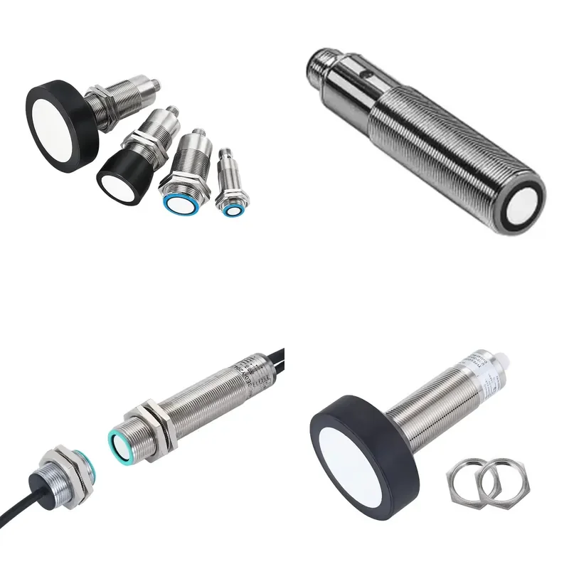 Double sheet sensor 200-6000mm 200Khz ultrasonic transducer no nc proximity limit switch sensor