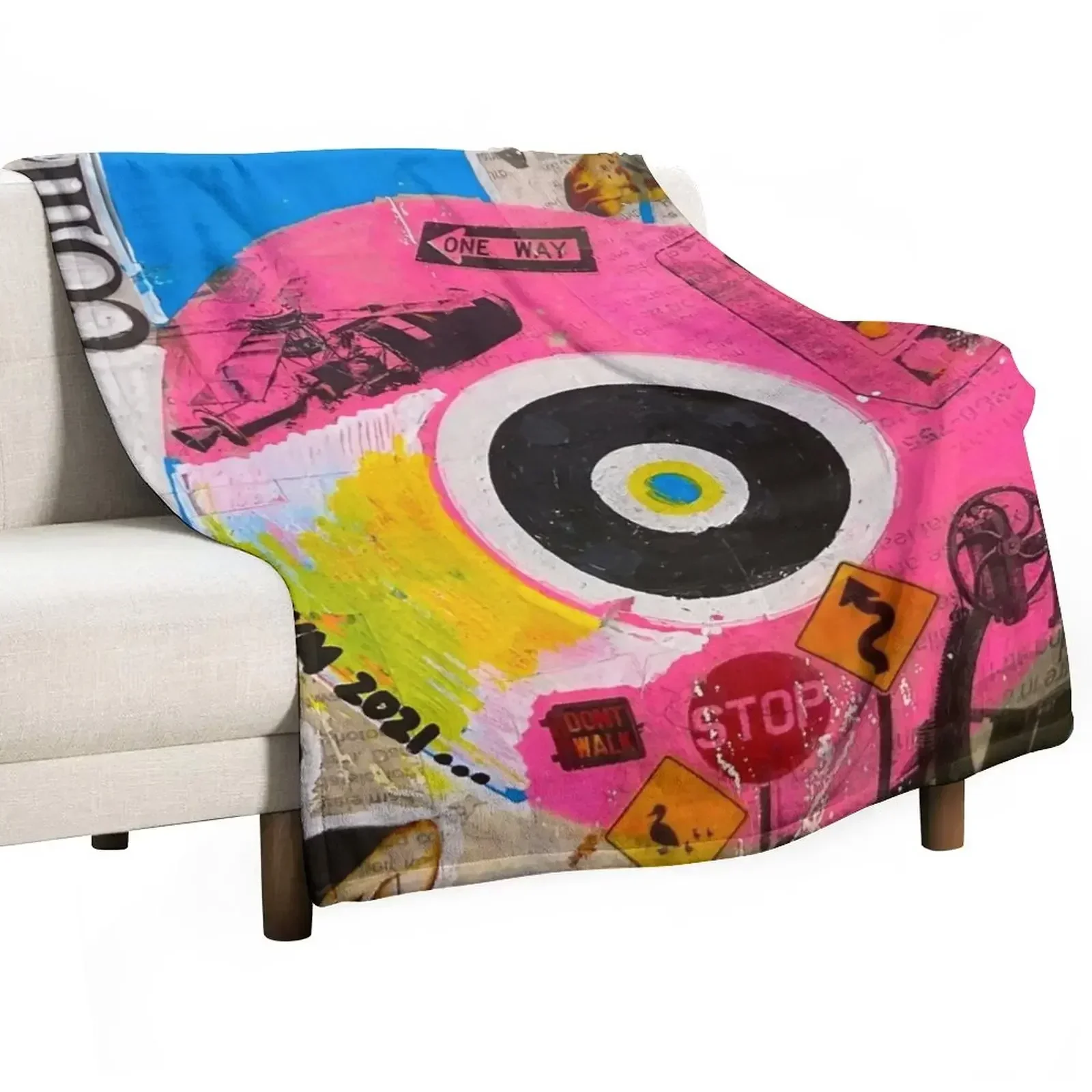 When Worlds Collide Throw Blanket Bed Soft Blankets