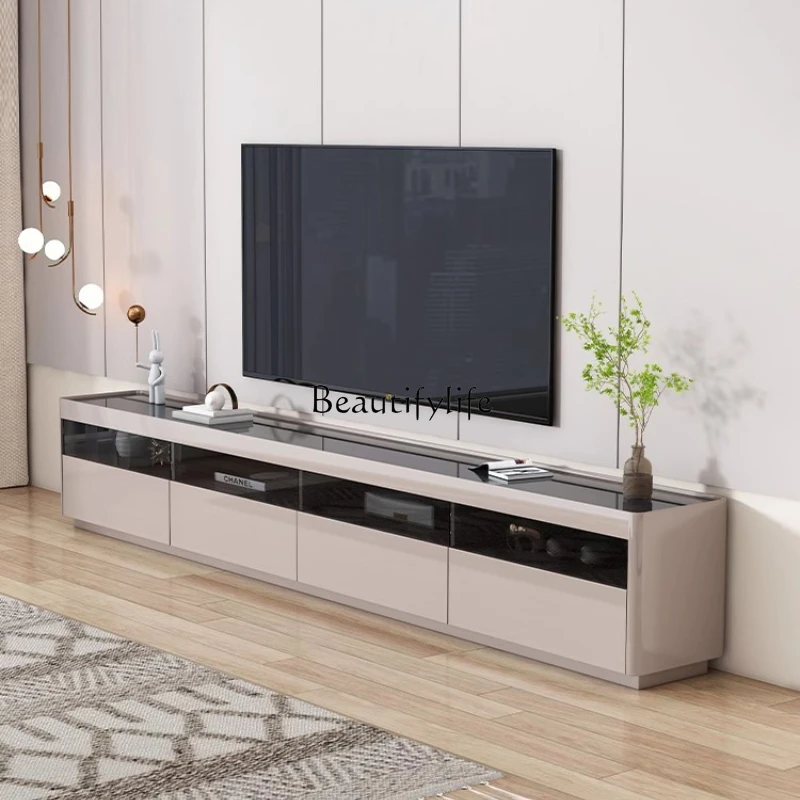 

Floor TV Cabinet Modern Simple Light Luxury Living Room Floor Cabinet Small Unit