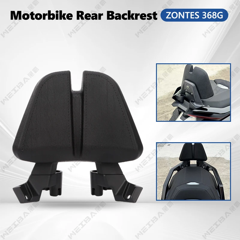 

Motorbike Backrests for ZONTES 368G,Aluminium Alloy Frame & PU leather Cushion for ZONTES,Installation without Deviation.