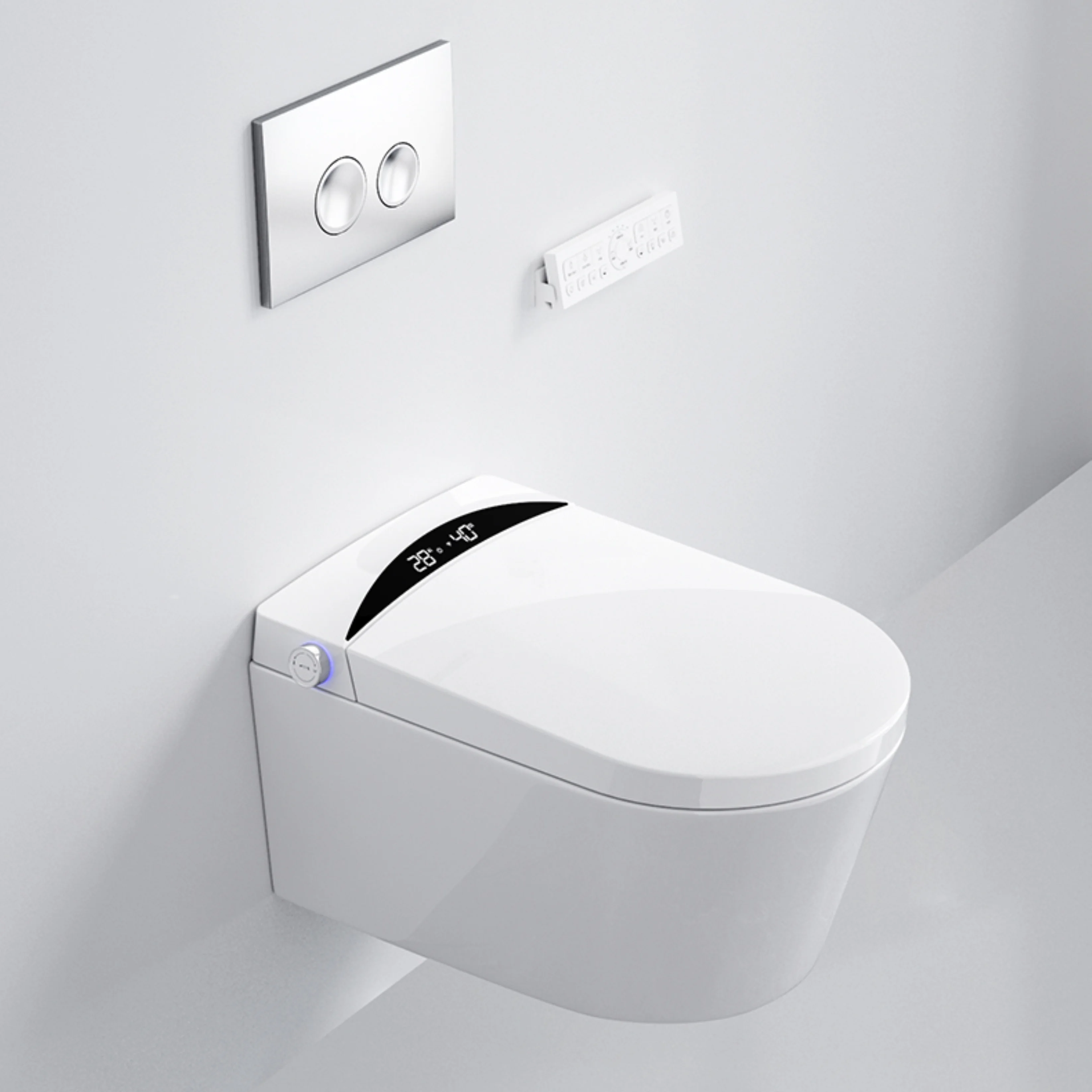 

Luxury wall hung smart toilet water saving electric hanging intelligent toilet