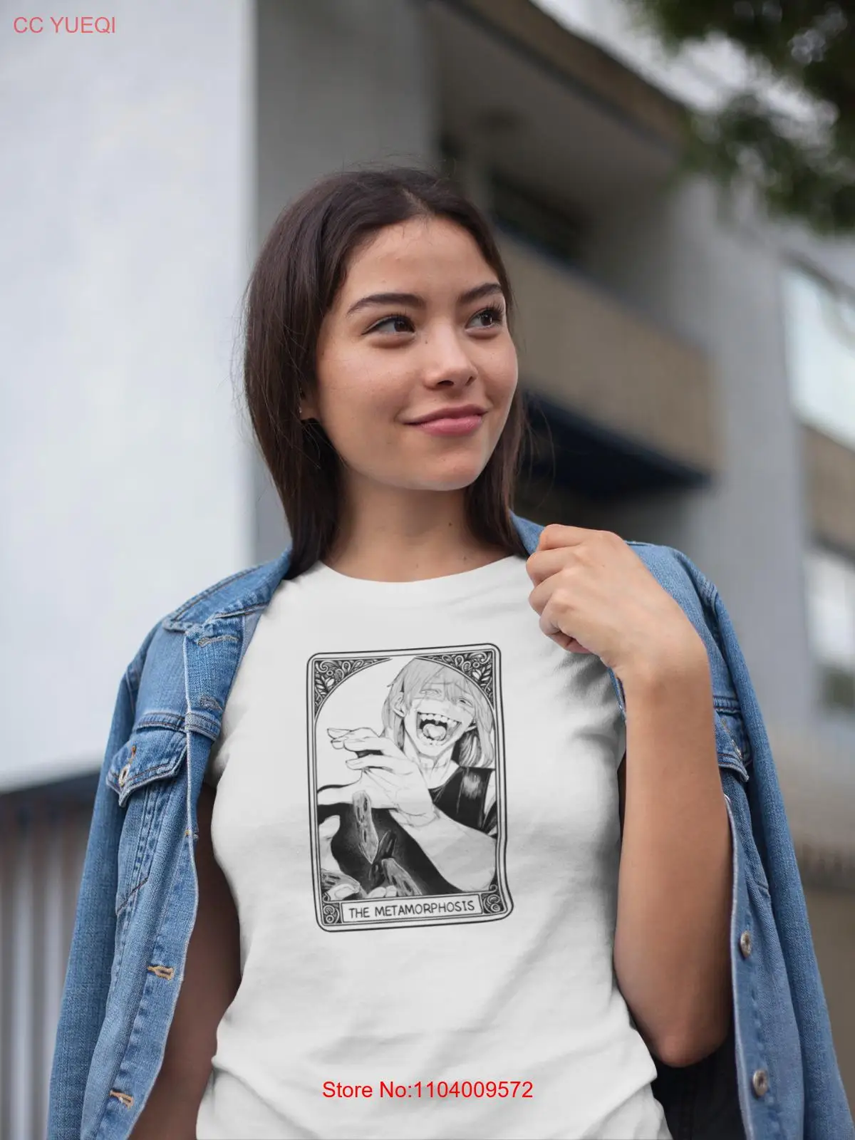 mahito unisex jujutsu kaisen jjk tarot card anime manga tee t-shirt oracle