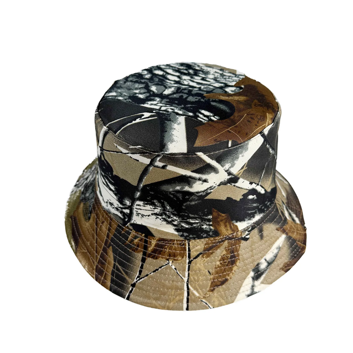 Cartoon Youthful Cool flower leaf Double-sided wear fisherman hat Outdoor Leisure Sunscreen Sun Hat Men Women bucket hats
