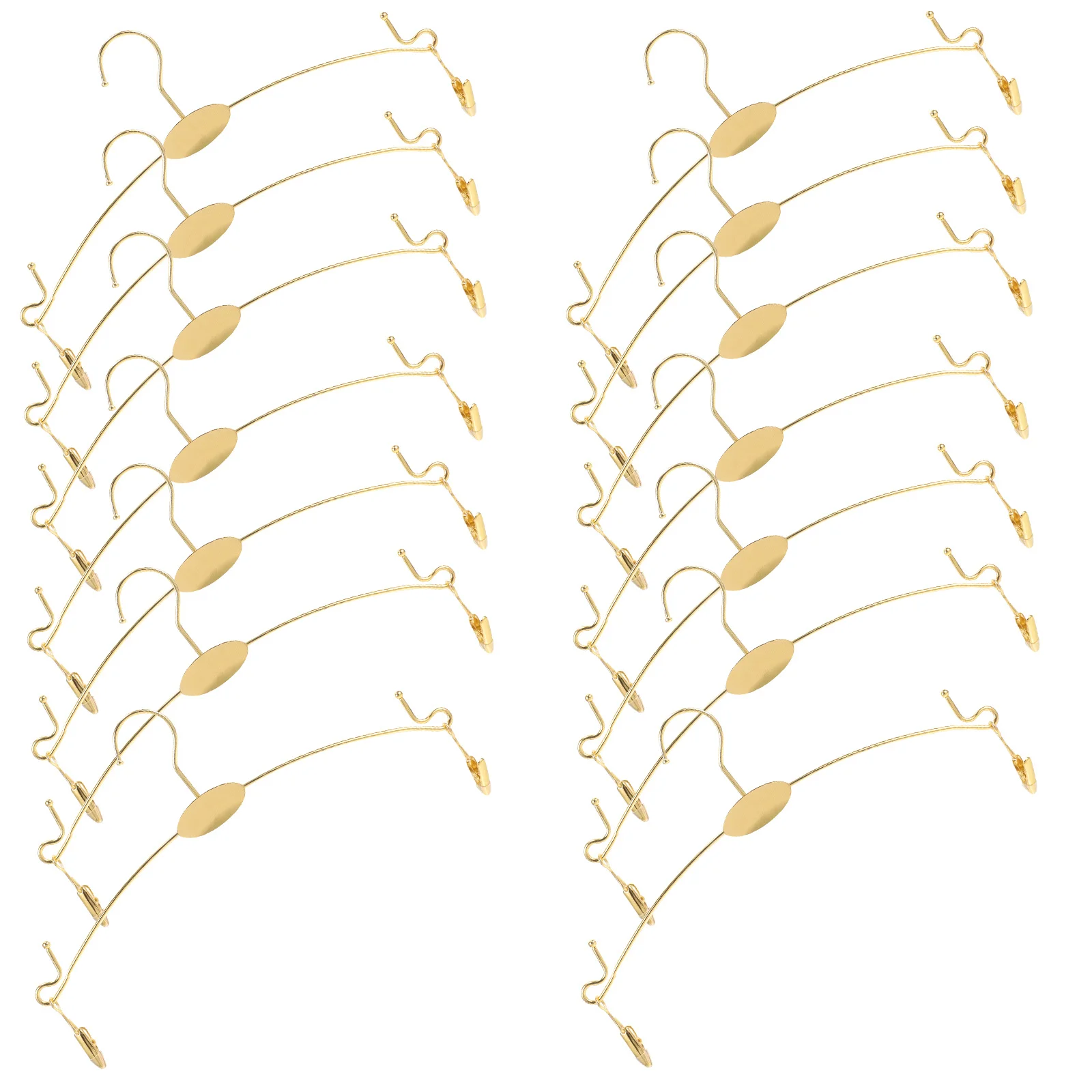 

10Pcs Anti-Slip Clothes Hangers Thickened Premium Portable Undergarment Holder for Home Shop Bra Pant Non-Slip