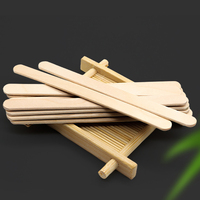 Bview Art 50pcs Popsicle Sticks Disposable DIY Model Handmade Wooden Sticks Material Wooden Color Ice Cream Sticks