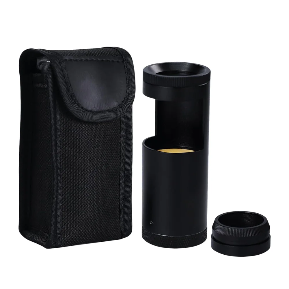 Compact Handheld Portable LED Polarizing Filter Featuring Dual Lens Optical Glass Aluminum Alloy Housing For Gemstone Tools
