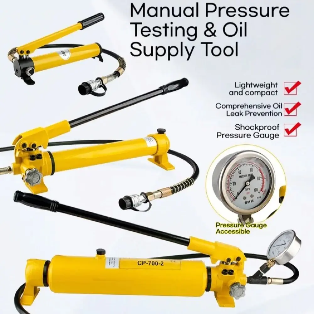 CP-700/700s Manual Portable Hydraulic Pump Small High-Pressure Oil Pump for Industrial Use