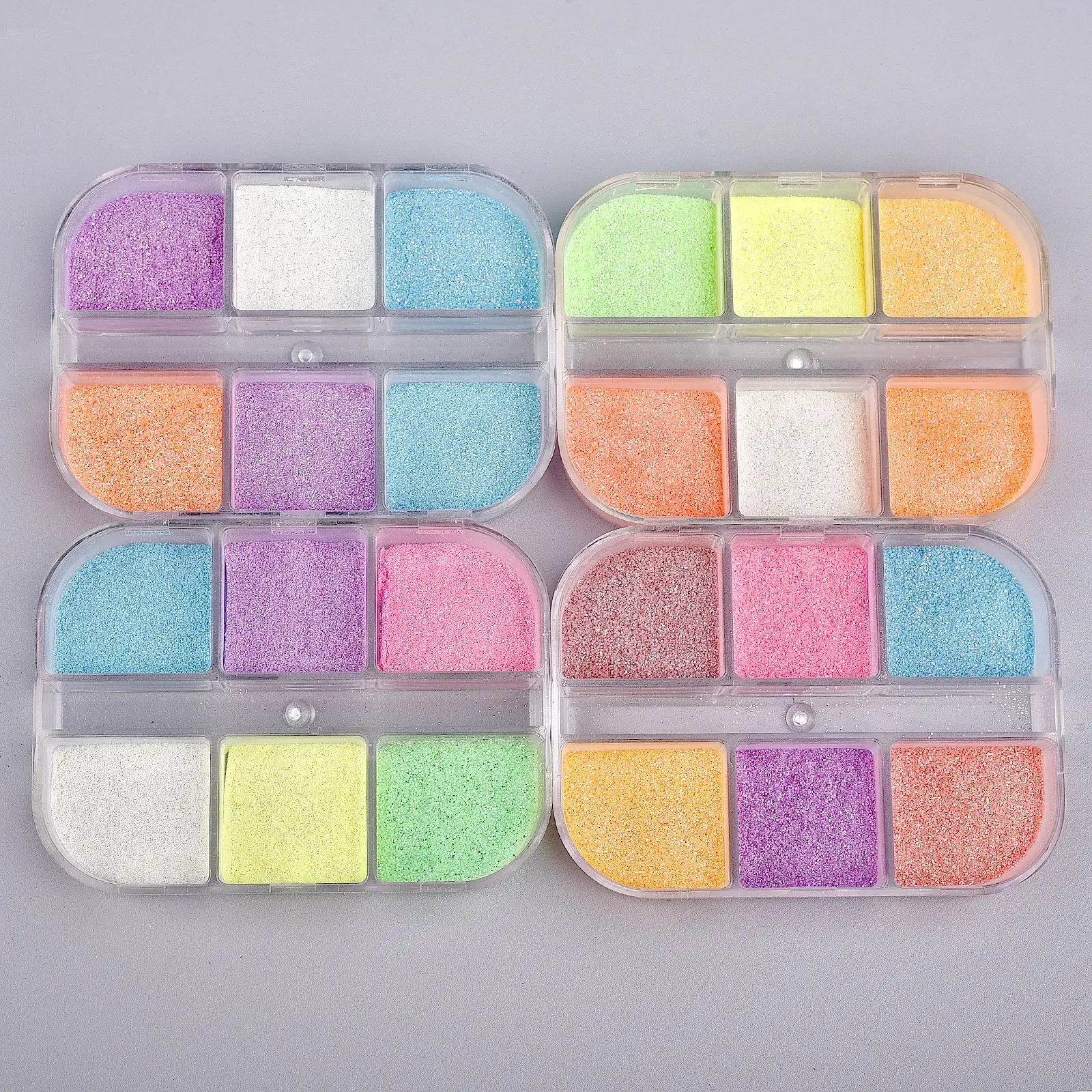 6 Colors Mix Luminous Powder Resin Pigment DIY Epoxy Resin Mold Nail Art Glitter Powder Glow In The Dark Jewelry Making Supplies