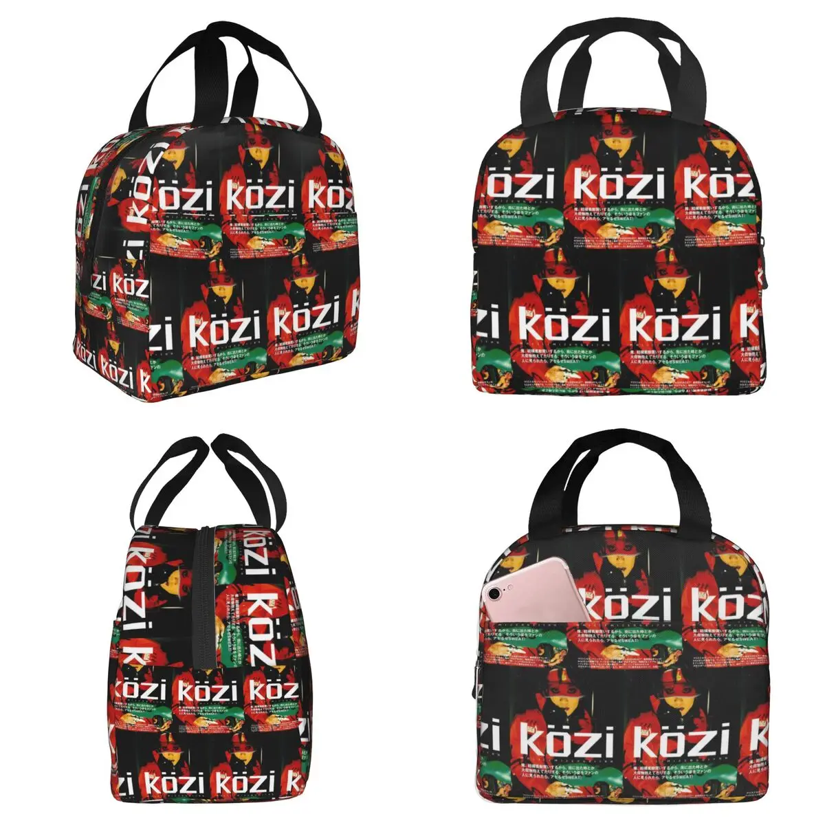 Malice Mizer Visual Kei Japanese Rock Band Gothic Insulated Lunch Bag for Women Office Cooler Thermal Food Box Tote Lunch Boxes