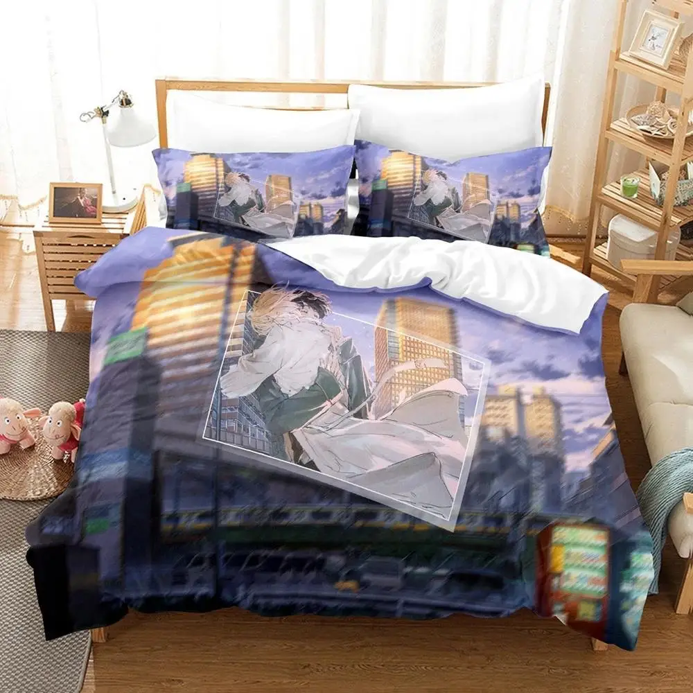 

3d Print Anime Banana Fish Bedding Set Single Twin Full Queen King Size Bed Set Adult Kid Bedroom Duvetcover Sets Home Textile