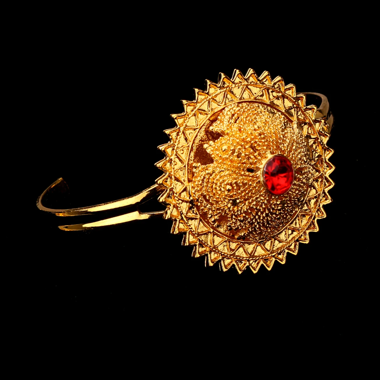 Ethiopian for women gold plated bridal Hairpin Jewelry sets Hairpin necklace earrings bracelet ring gifts wedding jewellery set