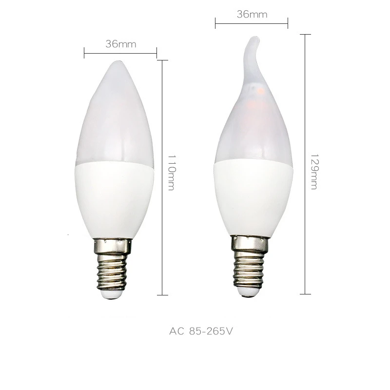 E27 Led Simulated Flame Bulbs 5W E14 85-265V Corn Lamp Flickering LED candle Light Dynamic Flame Effect for Home Light