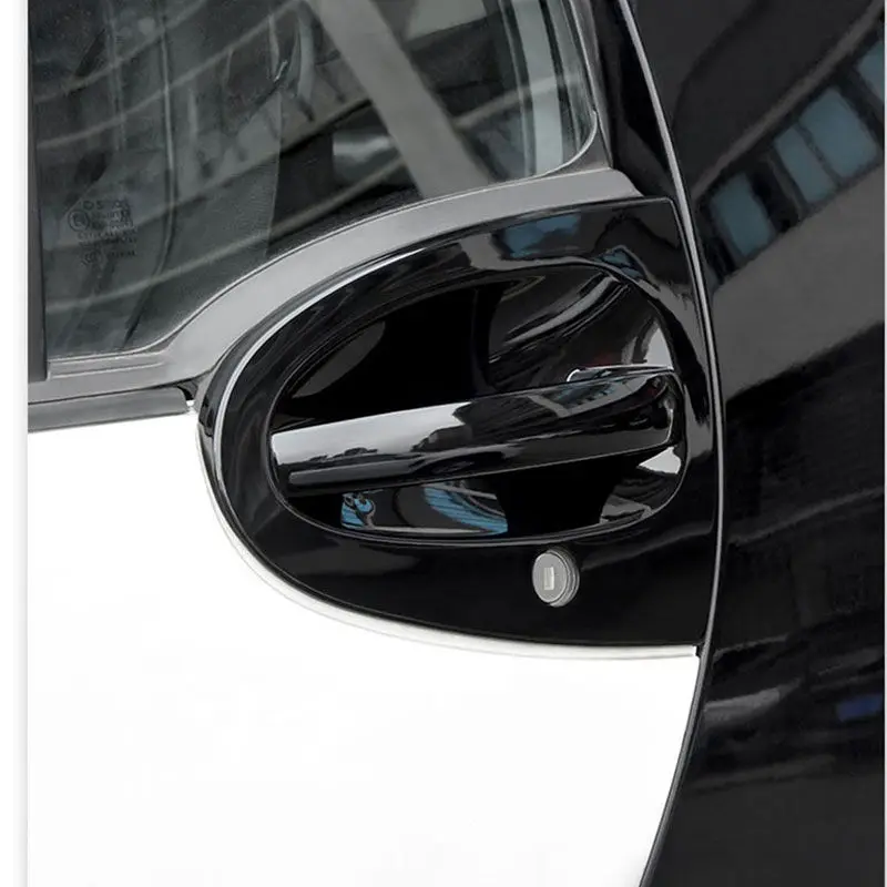 2Pcs Car ABS Plastic Outer Door Bowl Protective Cover Handle Sticker For Smart 451 Fortwo Car Accessories Modification