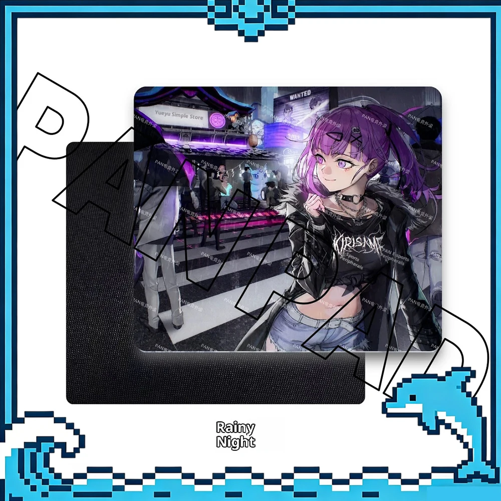 PAN Esports Kirisame Rainy Night Glass Gaming Mousepad FPS Both Speed And Smooth Mouse Pad For VALORANT TTK CSGO PC Accessories