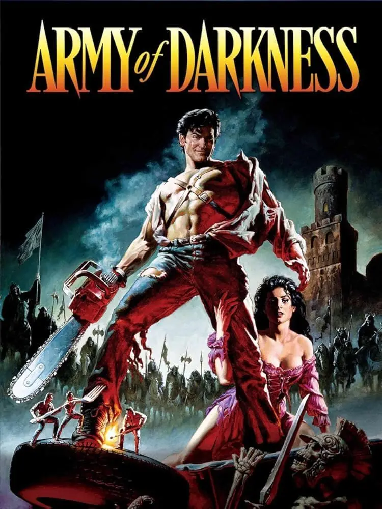 qich DIY 5D Diamond Painting Kits for Kids, Army of Darkness Classic Movie Film, Round Full Drill for Adult Rhinestone Embr sign