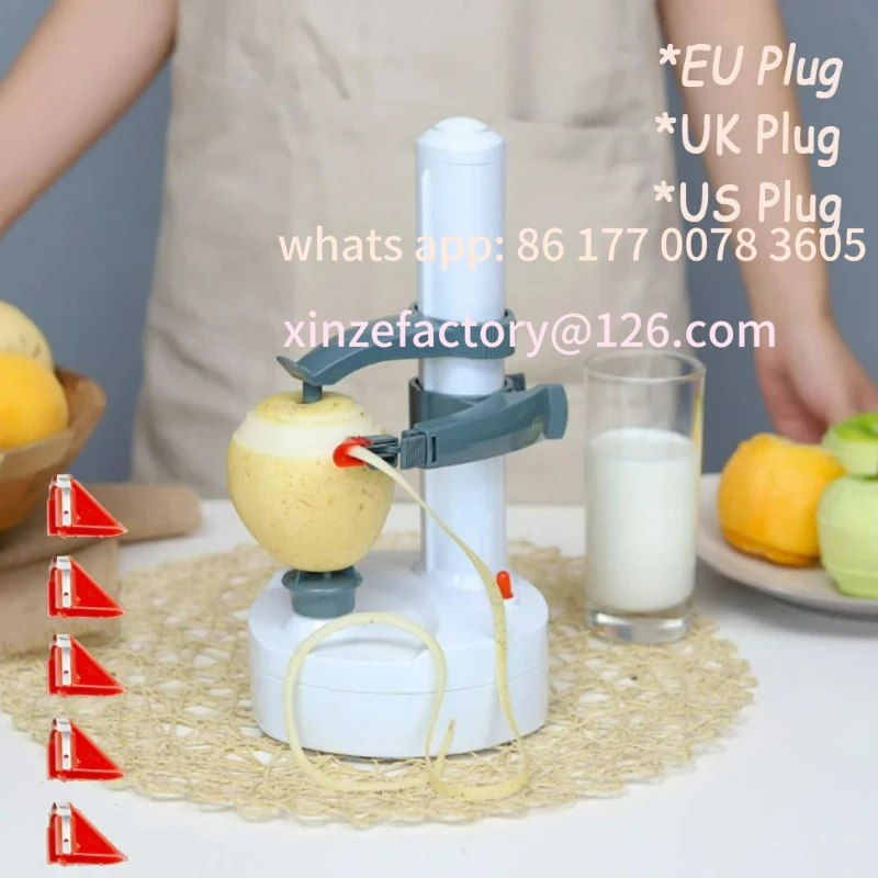 

Customizable Automatic Fruit Vegetable Potato Peeler Electric Vegetable Fruit Tool Multi-functional Peeling Cutter KitchenGadget