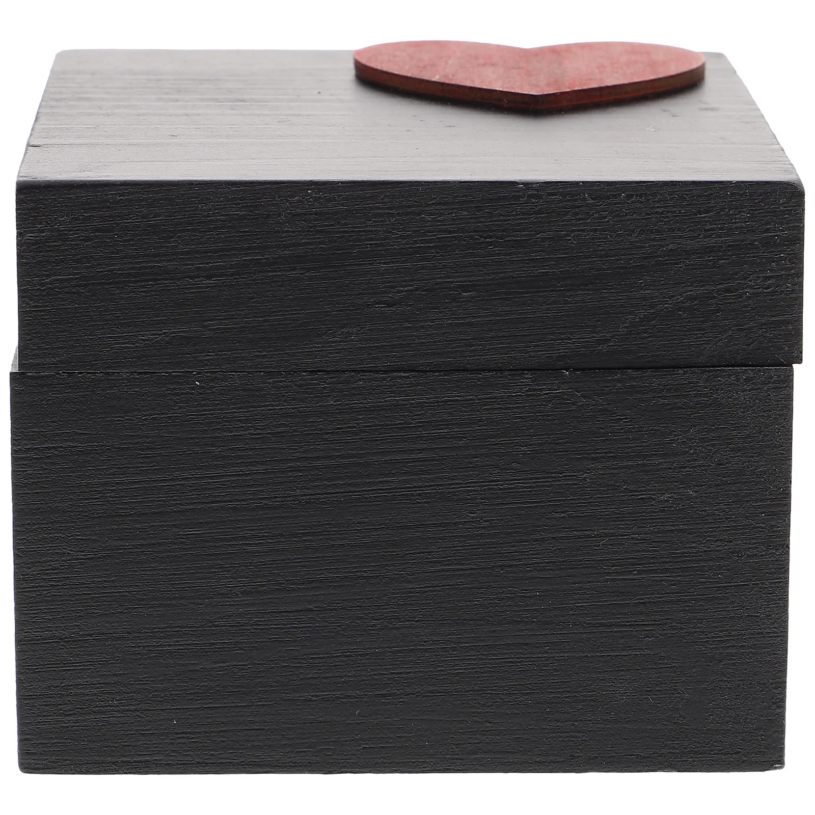 

Деревянная шкатулка для колец в форме сердца из сосны с магнитной застежкой, для хранения ювелирных украшений, в подарок на помолвку, на День святого Валентина, на годовщину, в деревенском стиле, для памятных вещей