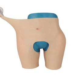 Silicone Hip Pants Underwear Sexy Butt Hip Up Enhancer Open Crotch Costume for Large-scale Events and Performances