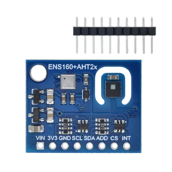 ENS160+AHT21 Carbon Dioxide CO2 eCO2 TVOC Air Quality and Temperature/Humidity Sensor Module