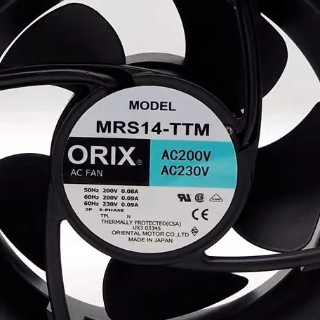 

MRS14-TUL MRS14-TTM 200V/230V original genuine imported from Japan, three-phase high temperature resistant fan