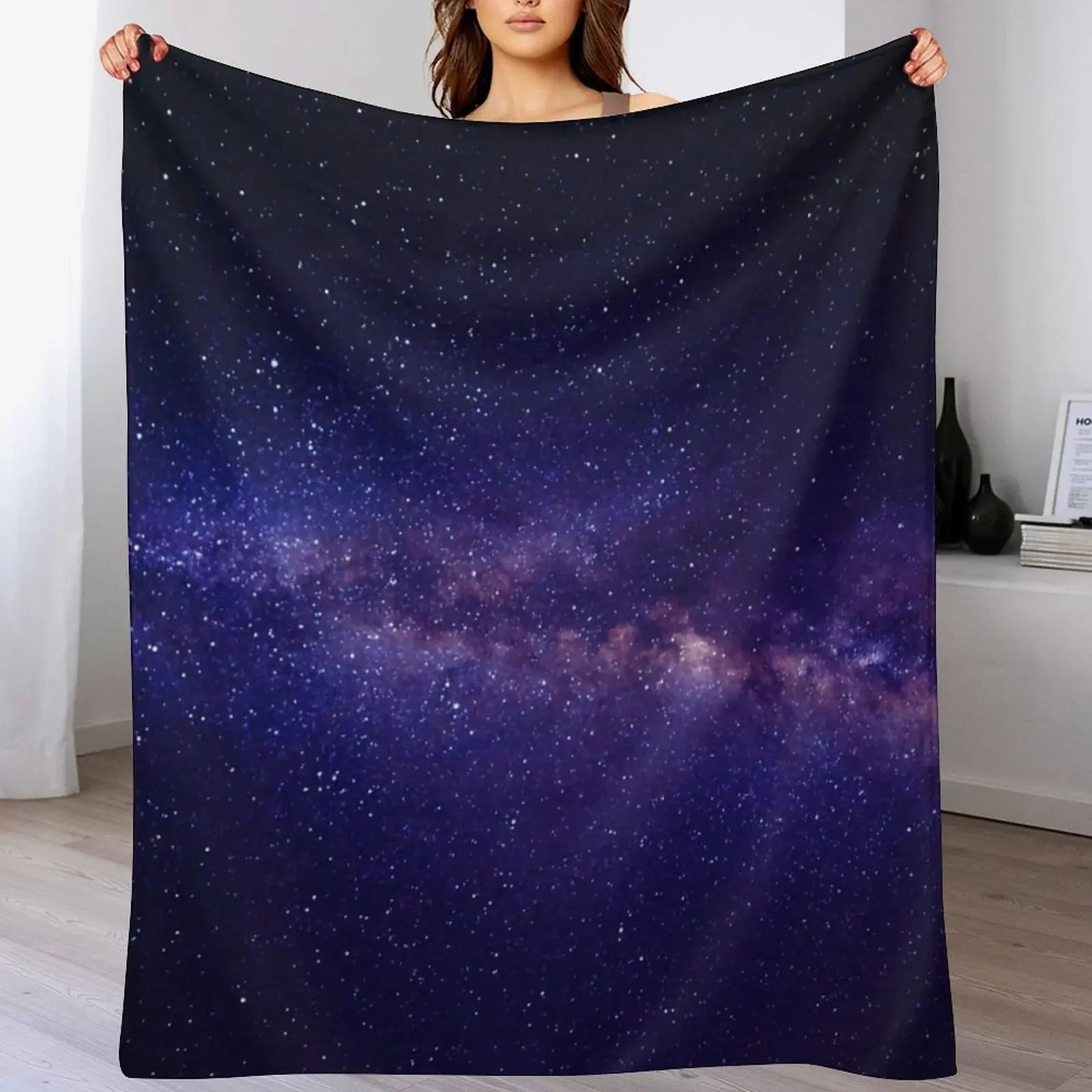 Galaxy Throw Blanket Easy Care Comfortable Blanket for Couch