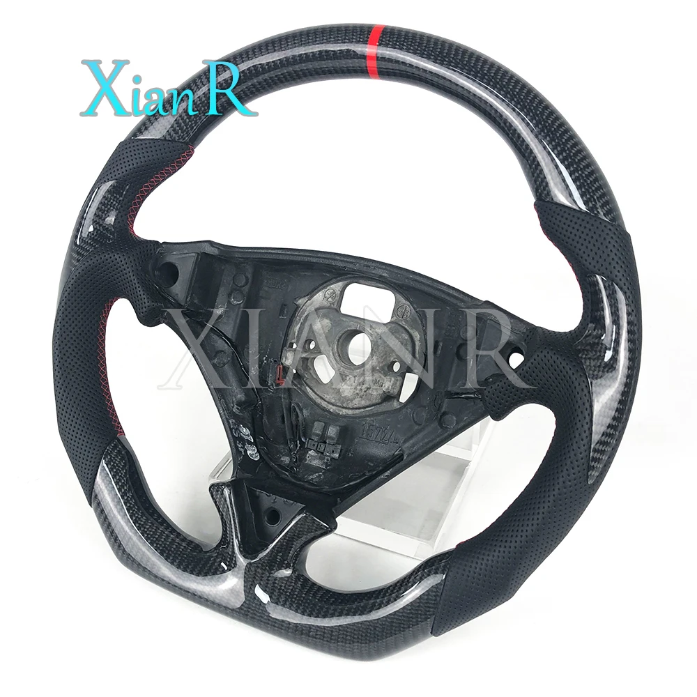 Volante de fibra de carbono personalizado, compatible con Porsche Lenkrad Cayenne Panamera 911 997 985 981 Mk2 Boxster Cayman 987 2020 2021