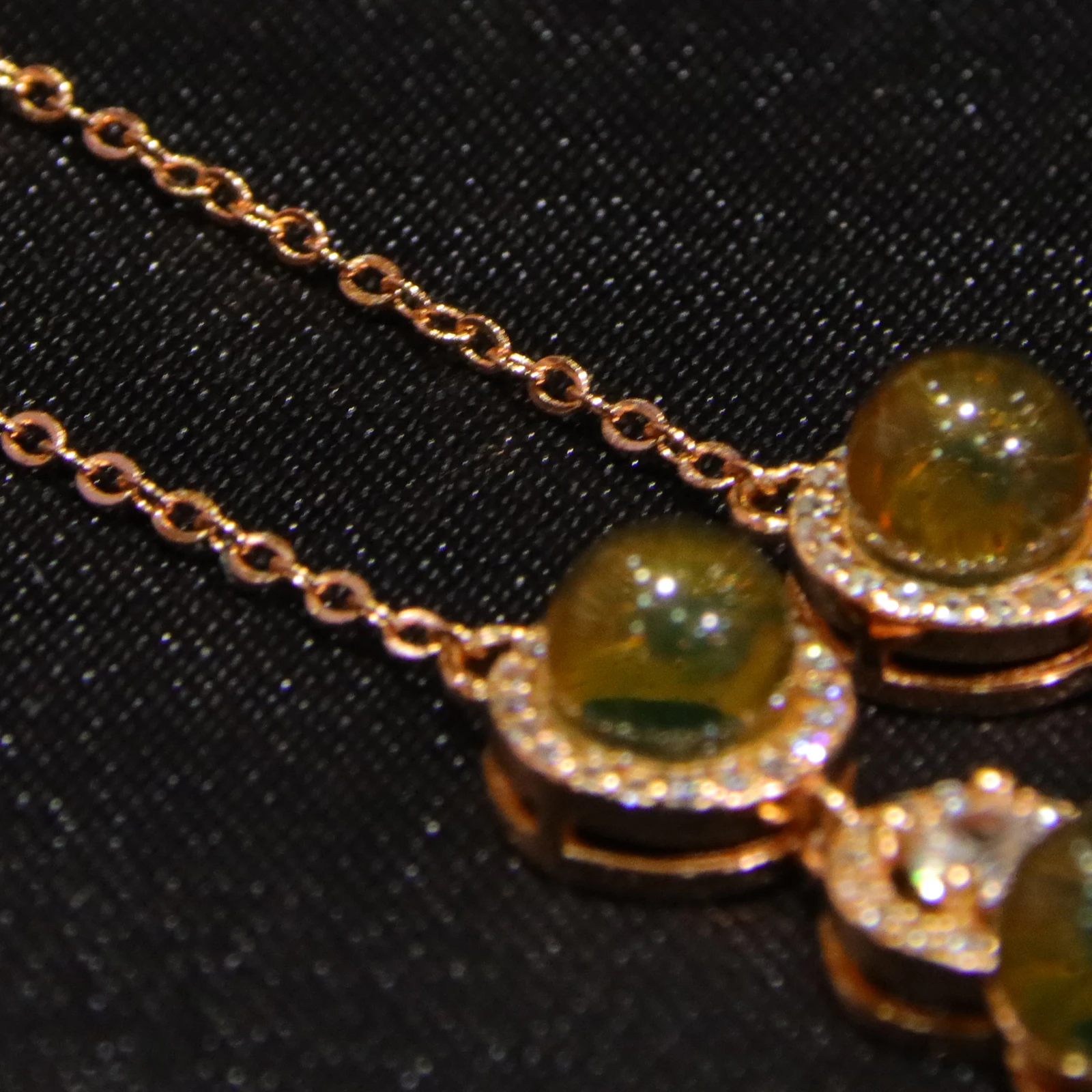 Natural Mexican Blue Amber Heart Pendant Sterling Silver Setting with 6 Natural Blue Amber Beads Bead Diameter 6 to 9mm