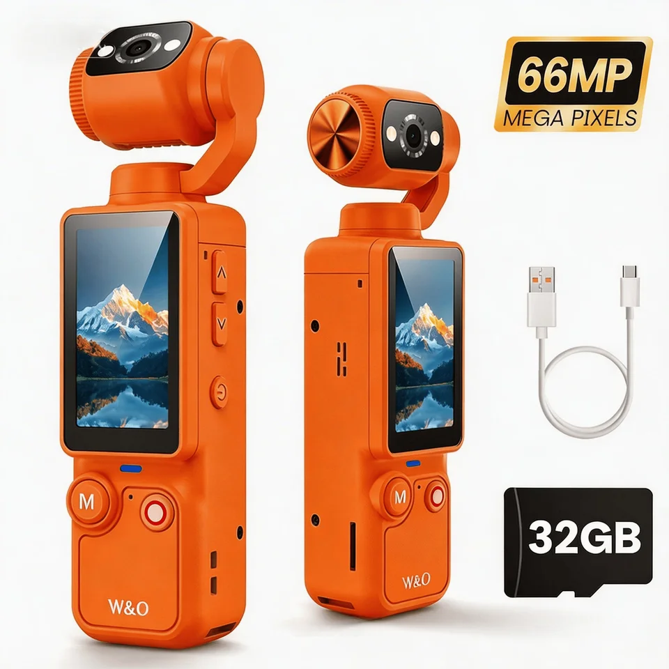Portable Handheld Digital Camera, 1 Megapixel Resolution, 16x Digital Zoom, 2.5K Video Recording, 180° Rotating Lens, With Flash, Supports Night Shooting, Autofocus, Landscape/Portrait Modes, Supports 32GB Memory Cards, 2000mAh Battery, image 11
