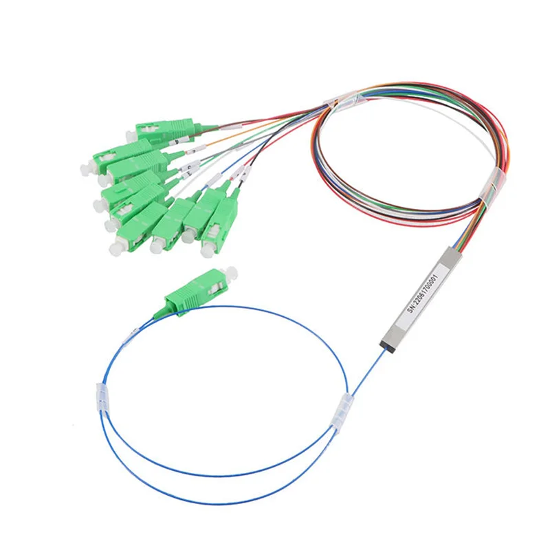 30PCS/Lot Singlemode Mini Module 70/30 Split Ratio Optical Fiber Splitter 1x9 SC/APC