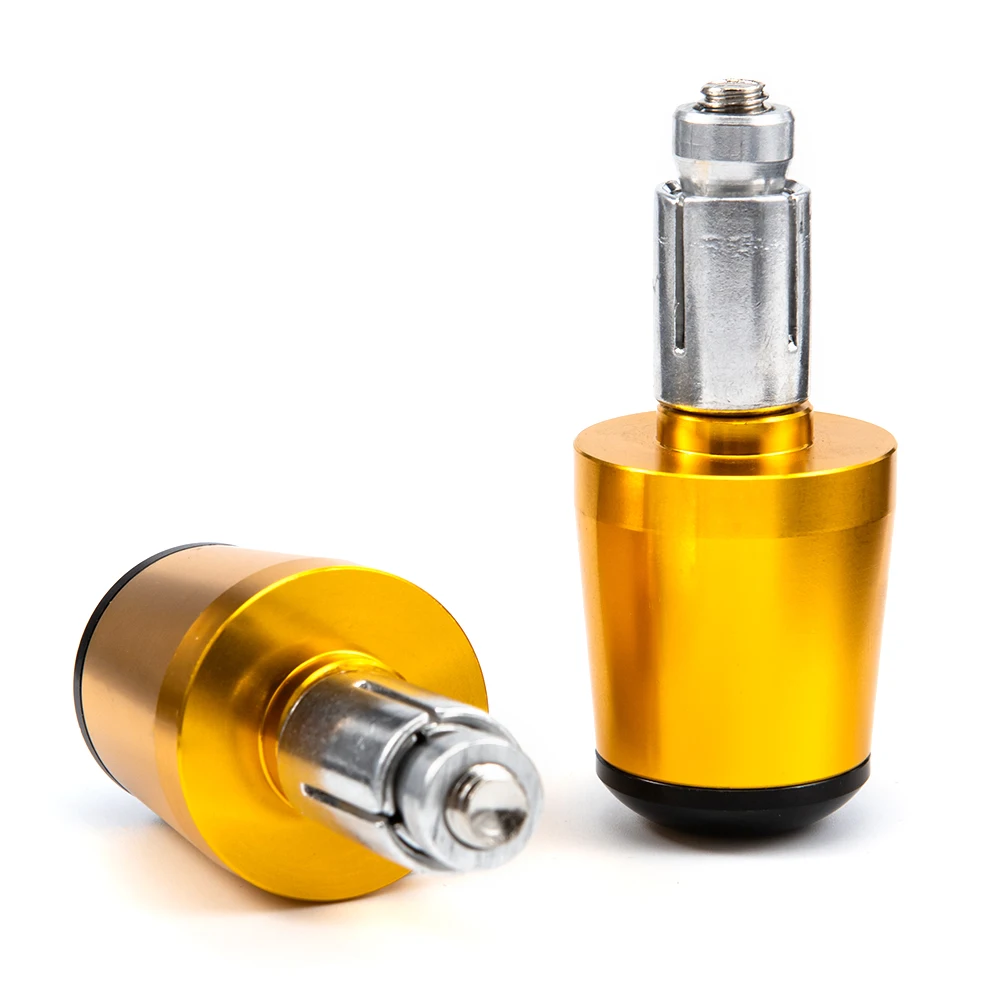 Plugue para guidão de motocicleta cnc 7/8 '', pesos finais para guidão, tampa para yamaha mt03 07 honda cbr, acessórios para motocicletas