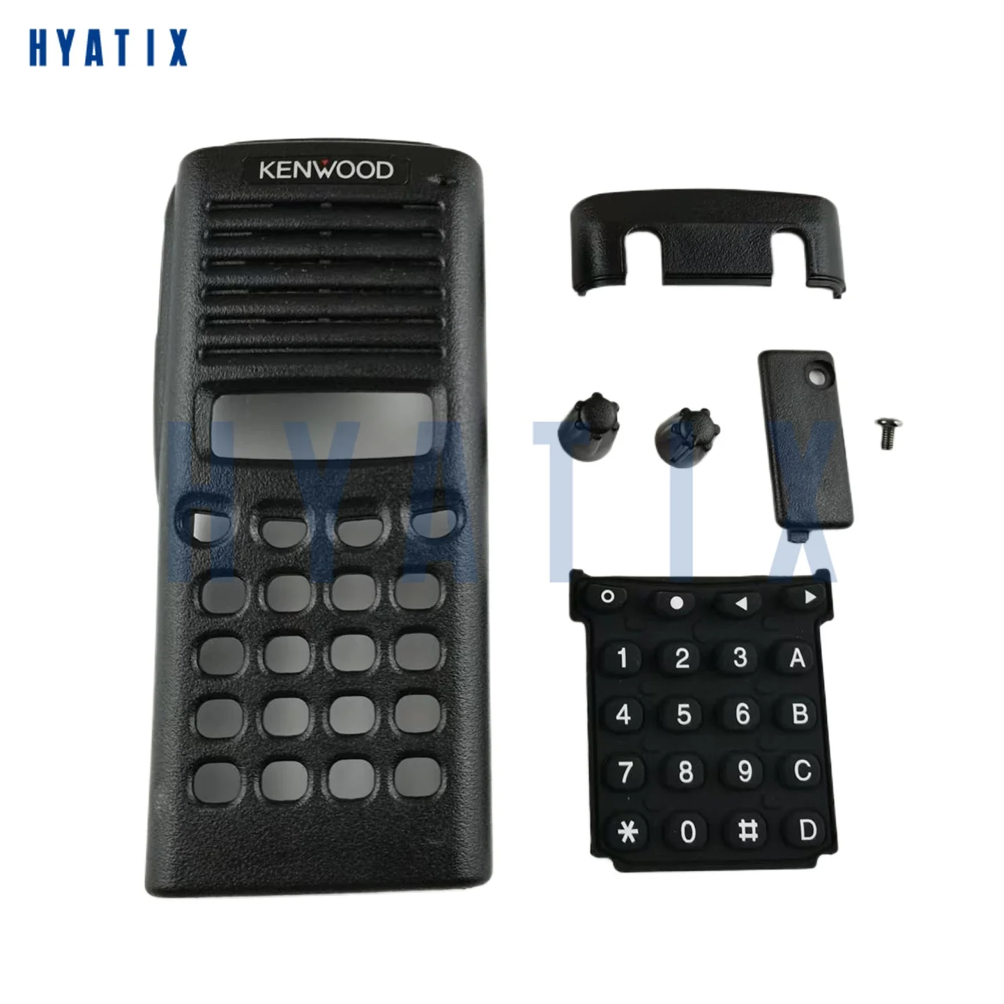

2sets Housing Cover Case Kit with Volume Channel Knob Keypad for TK-378G TK-278G TK-388G TK278G TK378G TK388G Repair Accessories