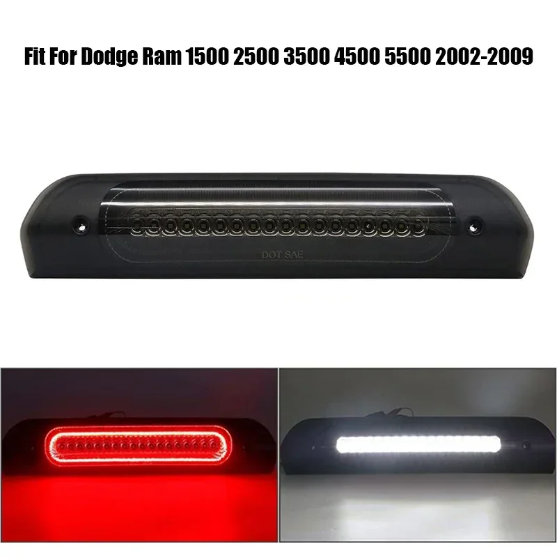 LED High Mount Bremslicht Für Dodge Ram 1500 2500 3500 4500 5500 2002-2018 LED Ring Lichtleiter high Mount Die Dritte Bremse Lampe