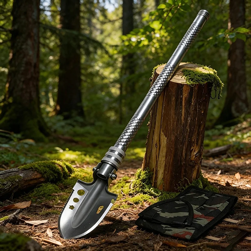 Foldable Sapper Shovel Set Removable Camping Shovels Garden Bonsai Gardening Spade Portable Small Hand Spades Multifunctional