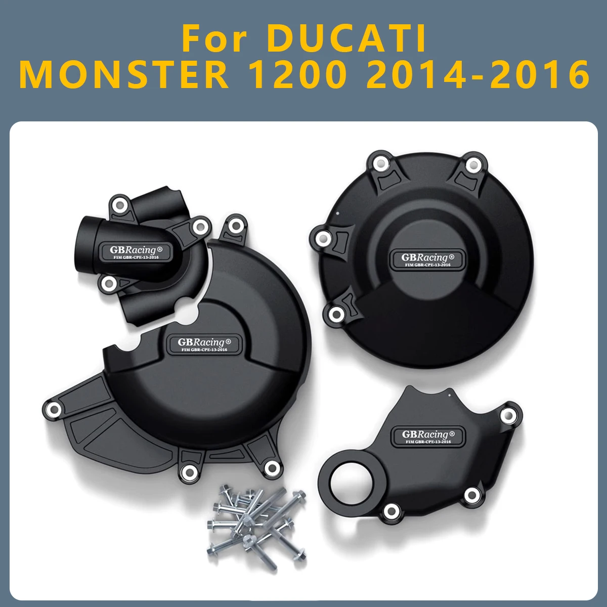 

Motorcycle Engine Cover Clutch Cover Protection Set Accessories For DUCATI MONSTER 1200 2016 2015 2014 MONSTER-1200