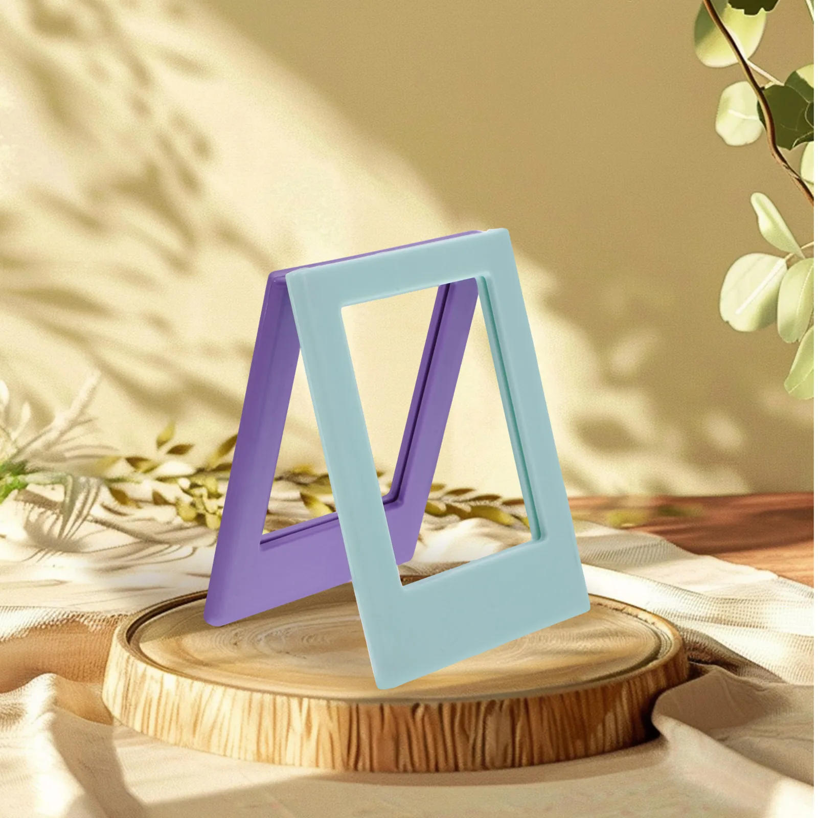 

10 Pcs Magnetic Photo Frames Refrigerator Picture Frame for Locker DIY Mini Plastic Desktop Wallet Size Kids Art Frame