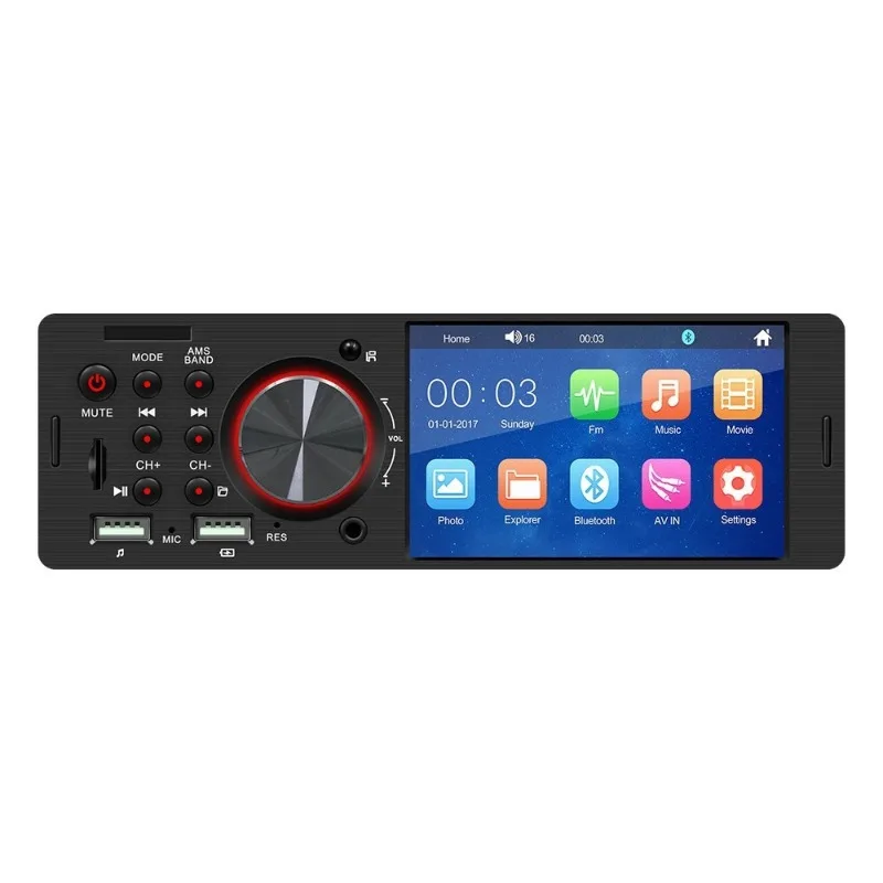 12V24V touch large screen car Bluetooth MP5 player card MP3/MP4 radio instead of car
