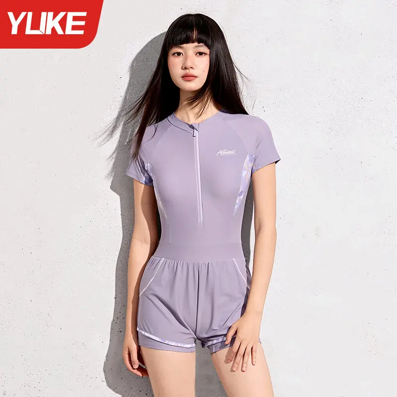 YUKE | Conservative Tummy Cover Slimming Anti-exposure Swimwear