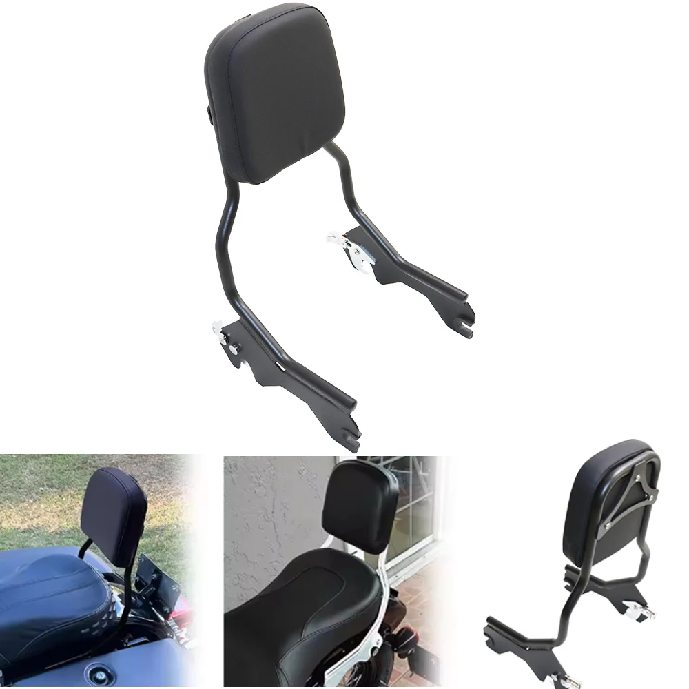 

Motorcycle Rear Sissy Bar Upright Backrest For Harley Softail Low Rider Sport Glide FXLR FLSB FXLRS 2018-2022 2019 2020 2021