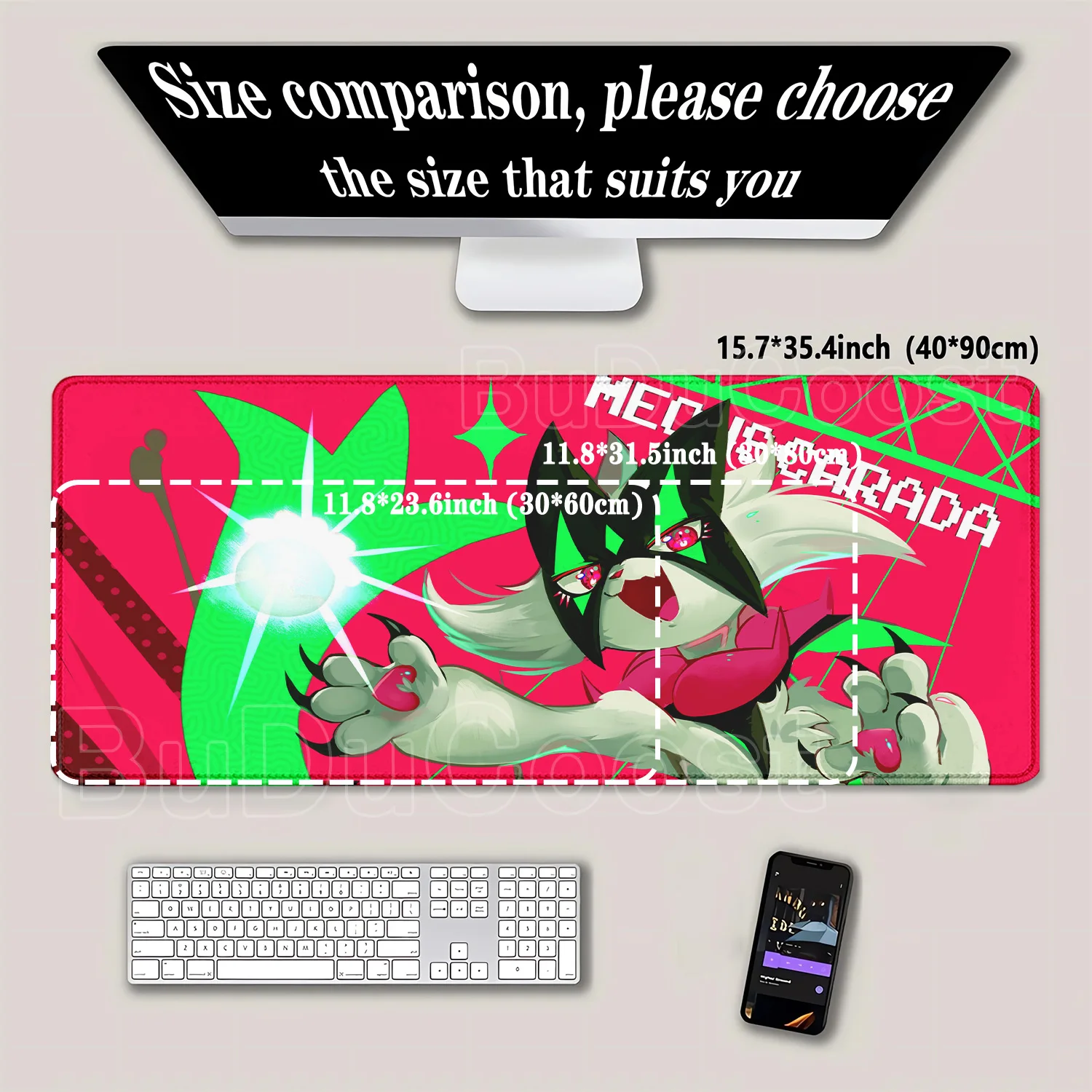 Meowscarada Pokemon Mouse Pad  - Gaming Keyboard Tactile ulasan dan harga