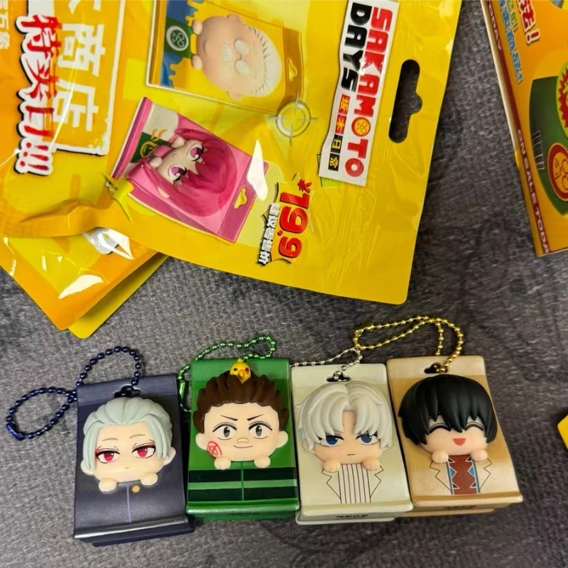 

Anime SAKAMOTOS Days Action Figures Mini Takeout Bag Backpack Blind Box Toys Collection Decoration Kids Birthday Gifts