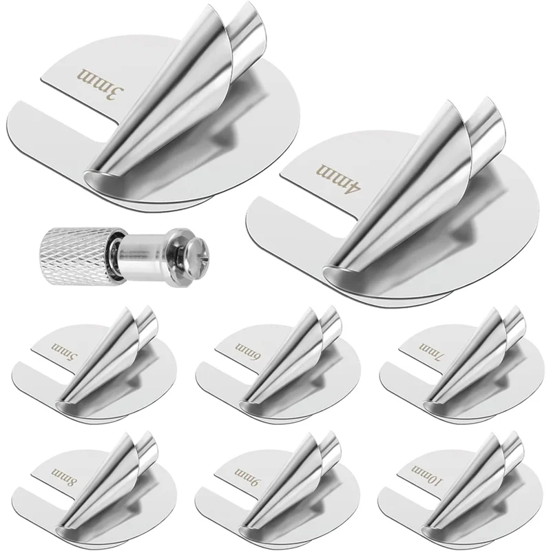 

A67M-8 Sizes Wide Hemmer Feet Set Seam Guide Universal Presser Feet Hemming For Sewing Machine Accessories And Tools