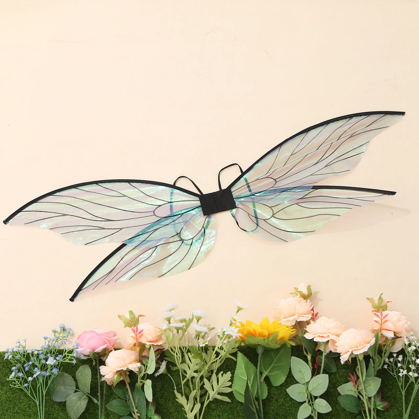 Butterfly Fairy Wings Dress Up Angel Wings Girls Birthday Party Favor Accessories Cartoon Cosplay Cicada Elf Wings Princess Wear