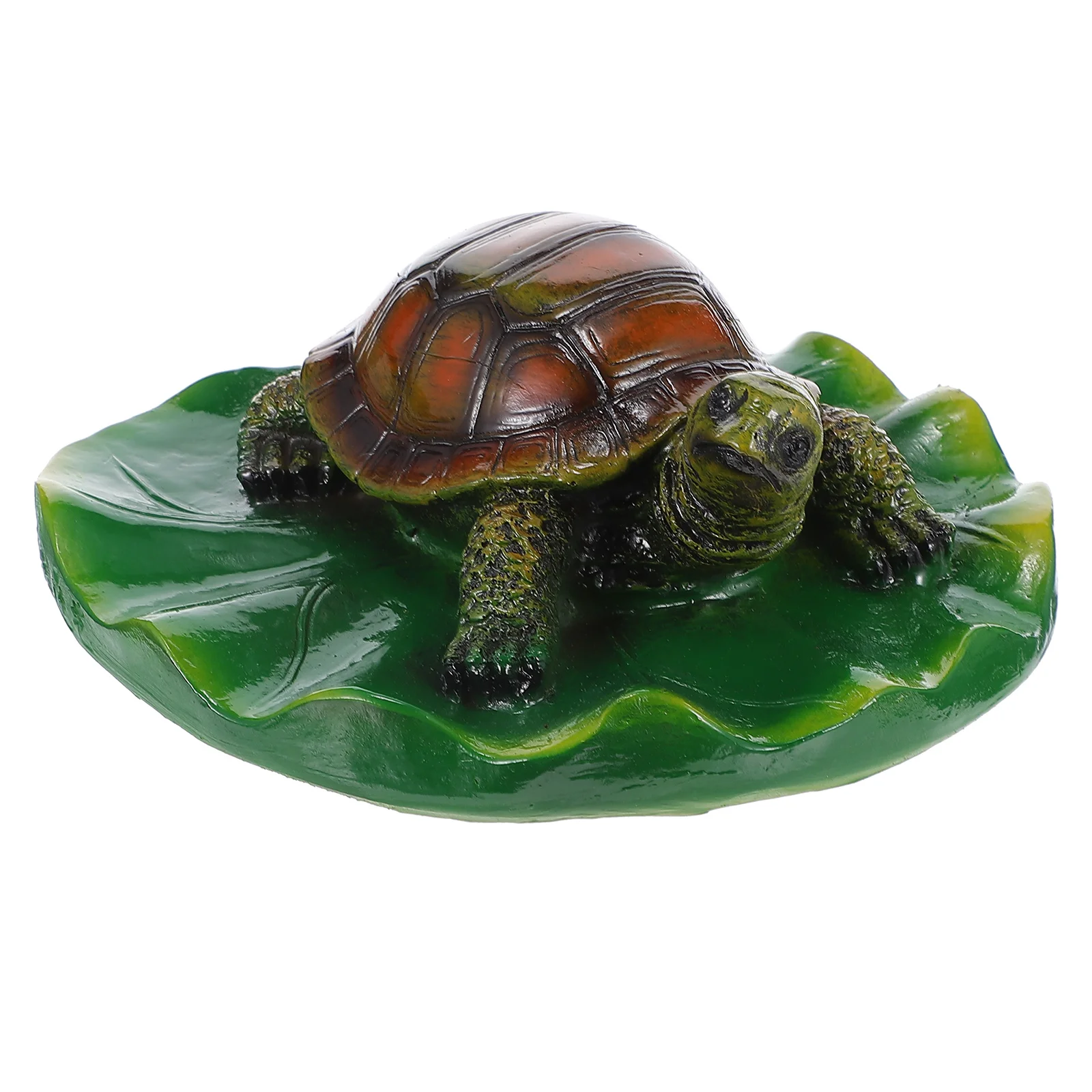 

1Pcs Floating Pond Decor Realistic Turtle Appearance Lightweight Resin Craft Ornament Indoor Outdoor Fountain Decoration
