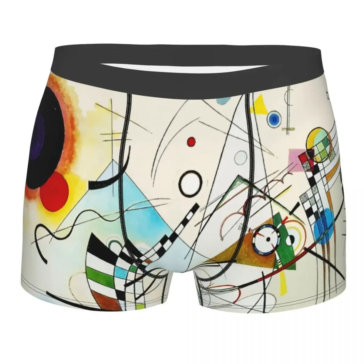 Study For Composition VIII Wassily Kandinsky Abstract Line Art Underpants Cotton Panties Male Underwear Print Shorts Boxer